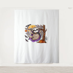 Chill Thrills Halloween Luiaard Oversized T-shirt Wandkleed