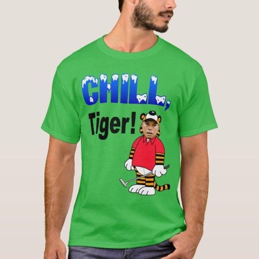 Chill Tiger T-shirt (Voorkant)