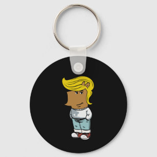 Chill Trump Funny Chill Guy Dog Meme Trump Vrouwen Sleutelhanger