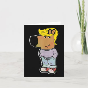 Chill Trump Meme Funny Chill Guys Meme Kaart