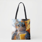 Chill-Turtle Tote Bag (Voorkant)