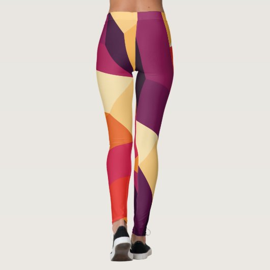 Chill Vibe Pattern Leggings (Achterkant)