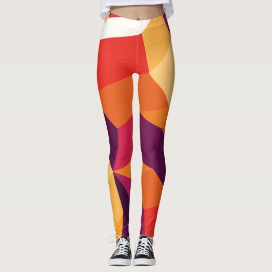 Chill Vibe Pattern Leggings (Voorkant)