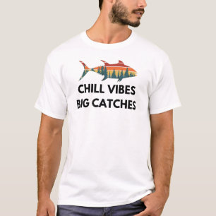 Chill Vibes grote vangsten   Ice Gevist T-shirt