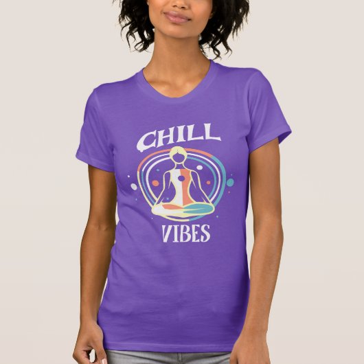 Chill Vibes | Meditatie T-shirt (Voorkant)