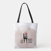 Chill Vibes Monkey | Grappig Ontspannen Cartoon De Tote Bag (Achterkant)