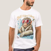 Chill Vibes Monkey Squad - Grappige Winter Hot Spr T-shirt (Voorkant)