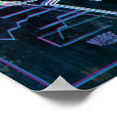 Chill Vibes only Skull Headphones Poster (Hoek)