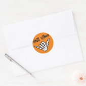 Chill Vibes Skeleton Hand Sticker (Envelop)