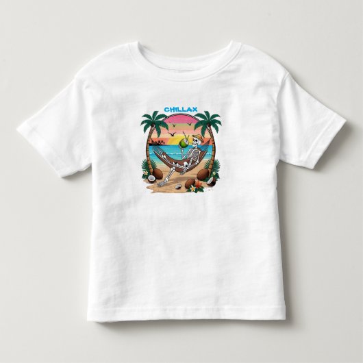 Chill Vibing Beach Tshirt (Voorkant)