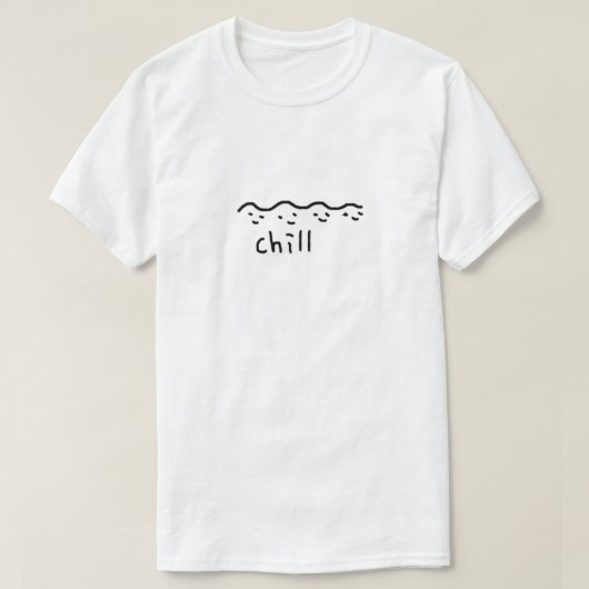 chill wave t-shirt (Design voorkant)
