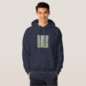 Chill - Zacht groen op Blue Edition Hoodie (Voorkant volledig)