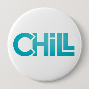 Chill Zen Minimalistische Grafische T-shirt Medi Ronde Button 4,0 Cm