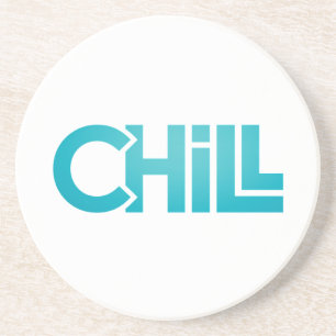 Chill Zen Minimalistische Grafische T-shirt Medi Zandsteen Onderzetter