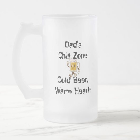 Chill Zone Frosted Beer Mok (Links)