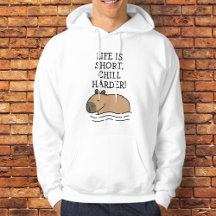 Chill Zwemmen Capybara Grappig Quote Gepersonalise