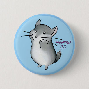 Chilla hug, Chinchilla Hug Ronde Button 5,7 Cm