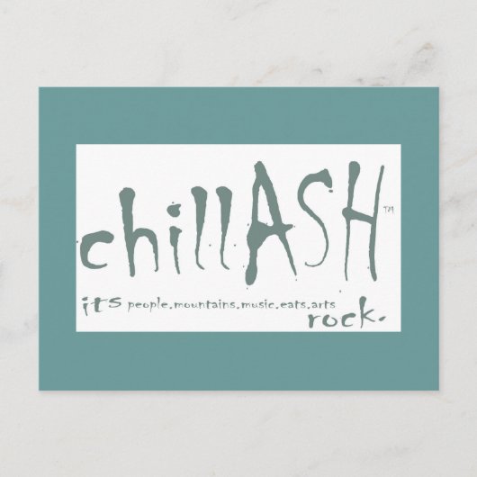 chillASH-briefkaart Briefkaart (Voorkant)