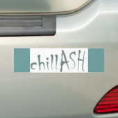 chillASH-bumpersticker Bumpersticker (Op auto)