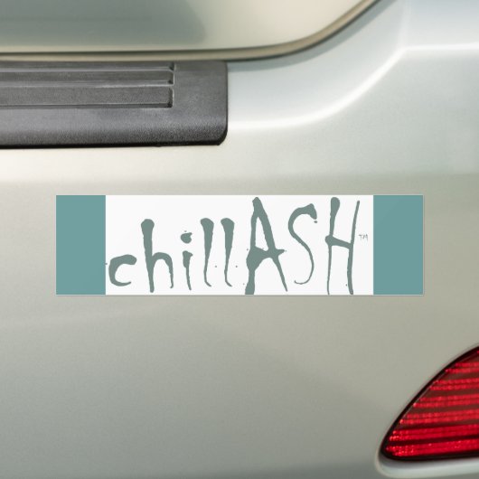 chillASH-Bumpersticker Bumpersticker (Op auto)