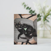 Chillax Cat Briefkaart (Staand voorkant)