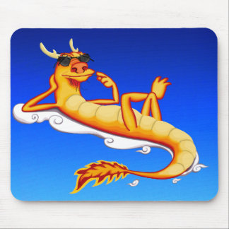 Chillax Dragon (blauw) Muismat