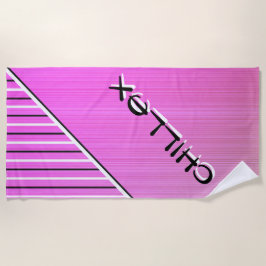 Chillax Roze Strandlaken