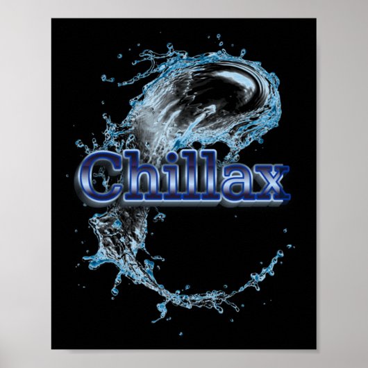 Chillax Sticker1 Poster (Voorkant)