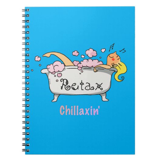 Chillaxin’ Notes – Thema Ontspanning Notitieboek (Voorkant)