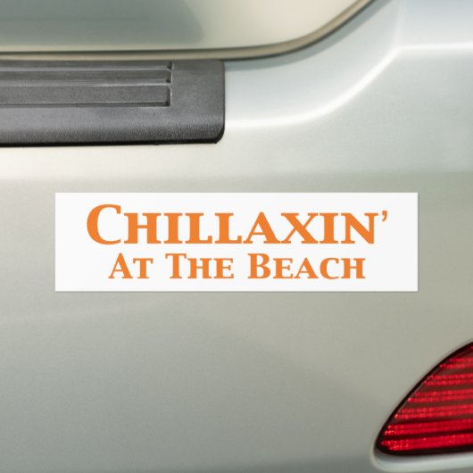 Chillaxine bij de beukencadeaus bumpersticker (Op auto)