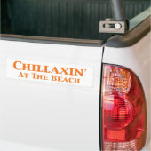 Chillaxine bij de beukencadeaus bumpersticker (Op Truck)
