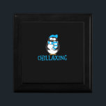 Chillaxing Schattigee Penguin Christmas Zoo Gift Cadeaudoosje<br><div class="desc">Chillaxing Schattigee Penguin Christmas Zoo Gift</div>