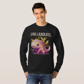 Chillaxolotl Axolotl  Amphibian Mexican Walking Fi T-shirt (Voorkant volledig)