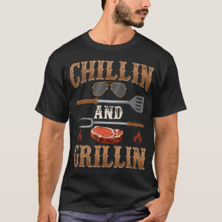 Chillen En Grillen Barbecue Grillen Bbq T-shirt
