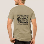 Chillen en grillen papa's bar en grill 2 Tri-Blend shirt (Achterkant)