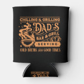 Chillen en grillen papa's bar en grill blikjeskoeler (Voorkant)