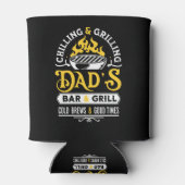 Chillen en grillen pa's bar en grill ontwerp 2 blikjeskoeler (Achterkant)