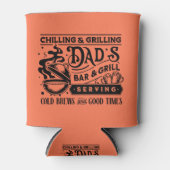 Chillen en grillen pa's bar en grill ontwerp 2 blikjeskoeler (Voorkant)