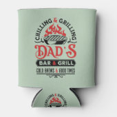 Chillen en grillen pa's bar en grill ontwerp 2 blikjeskoeler (Voorkant)