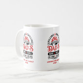 Chillen en grillen pa's bar en grill ontwerp 2 koffiemok (Voorkant links)