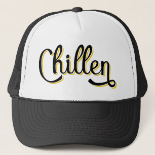 Chillen German Deutschland Slang Trucker Hat Pet