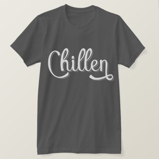 Chillen German Slang, Duitsland T-shirt (Design voorkant)