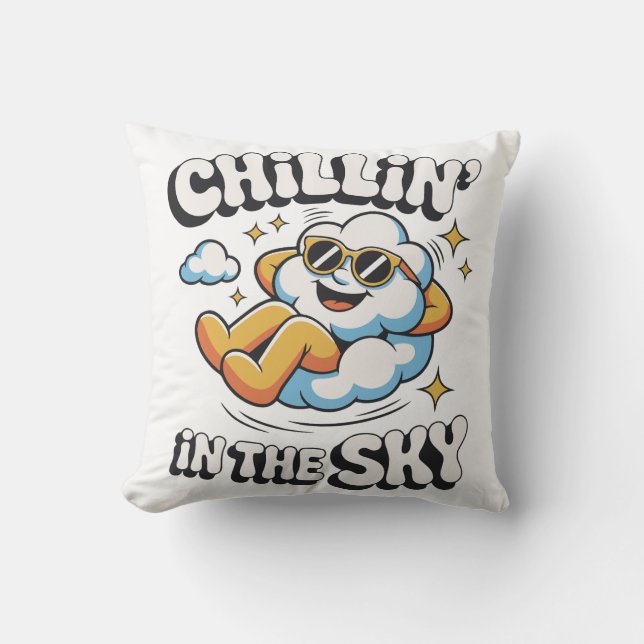 Chillen in de lucht decoratieve wolk kussen (Voorkant)