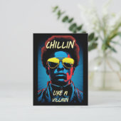 Chillen Like a Villain Postkaart (Staand voorkant)