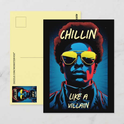 Chillen Like a Villain Postkaart (Voorkant / Achterkant)