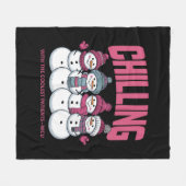 Chillen met de coolste patiënten NICU Kerstmis Fleece Deken (Voorkant (Horizontaal))