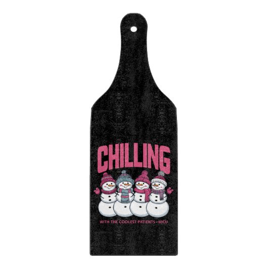 Chillen met de coolste patiënten NICU Kerstmis Snijplank (Voorkant)