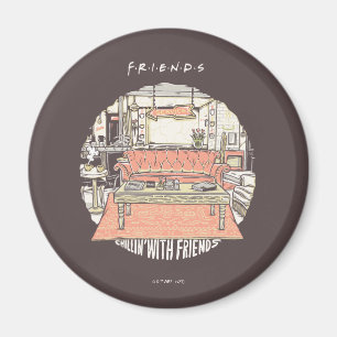 Chillen met FRIENDS™ Cartoon Magneet