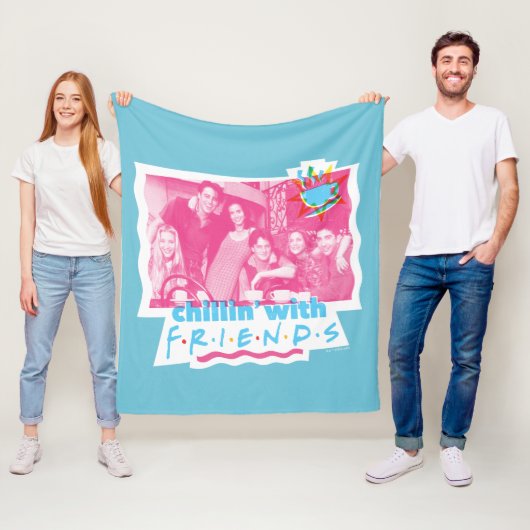 Chillen met FRIENDS™ Fleece Deken (In situ)