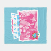 Chillen met FRIENDS™ Fleece Deken (Voorkant (Horizontaal))